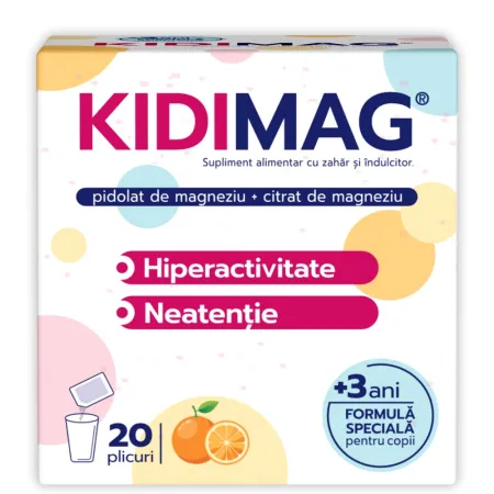 Multivitamine si minerale adulti - KidiMag 20 plicuri Zdrovit