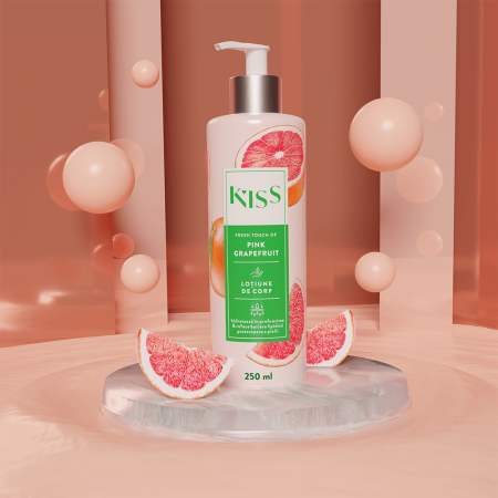 Ingrijire personala, produse cosmetice - Kiss Lotiune de corp Pink Grapefruit, 250 ml