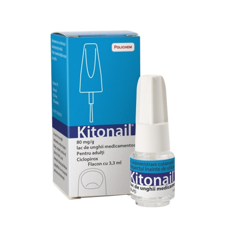 Dermatologie - Kitonail 80Mg/G Lac De Unghii Medicamentos, 3,3 Ml