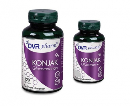 Oferte și reduceri - Konjac Glucomannan Pachet 120 capsule + 40 capsule