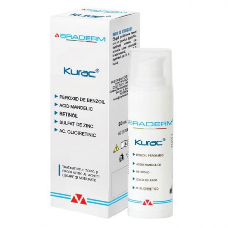 Oferte și reduceri - Kurac Crema pentru tratamentul acneei, 30 ml