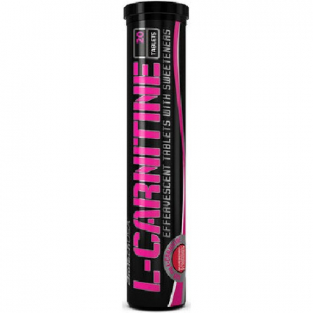 PRODUSE - L-Carnitine 500 mg, 20 tablete efervescente cu aroma de zmeura si afine