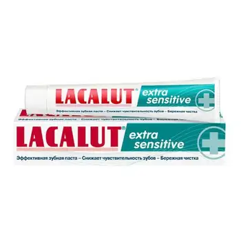 De toate cele.... - Lacalut Extra Sensitive Pasta de dinți, 75 ml