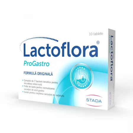 PRODUSE - Lactoflora ProGastro X 10 Tablete