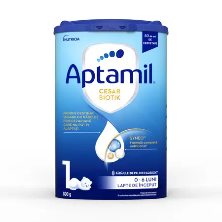 Formule Lapte Praf - Lapte praf Aptamil Cesar Biotik 1 0-6 luni 800g