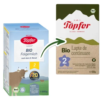 Formule Lapte Praf - Lapte praf Bio 2 Töpfer de la 6 luni 600 g