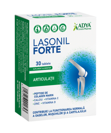 Multivitamine si minerale adulti - Lasonil Forte 30 tablete, ADYA GREEN