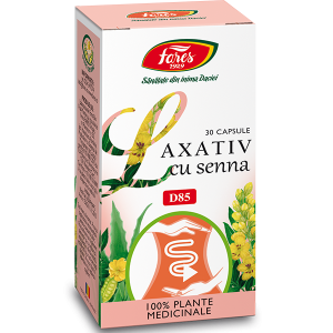 Oferte și reduceri - Laxativ cu senna (D85), 30 capsule