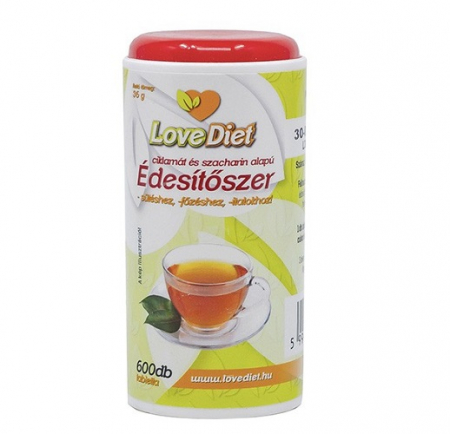 PRODUSE - Love Diet indulcitor, 600 tablete