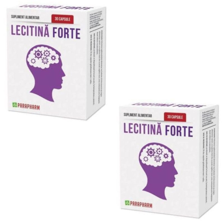 Stare de bine - Lecitina Forte Parapharm 30 capsule + 30 capsule cadou