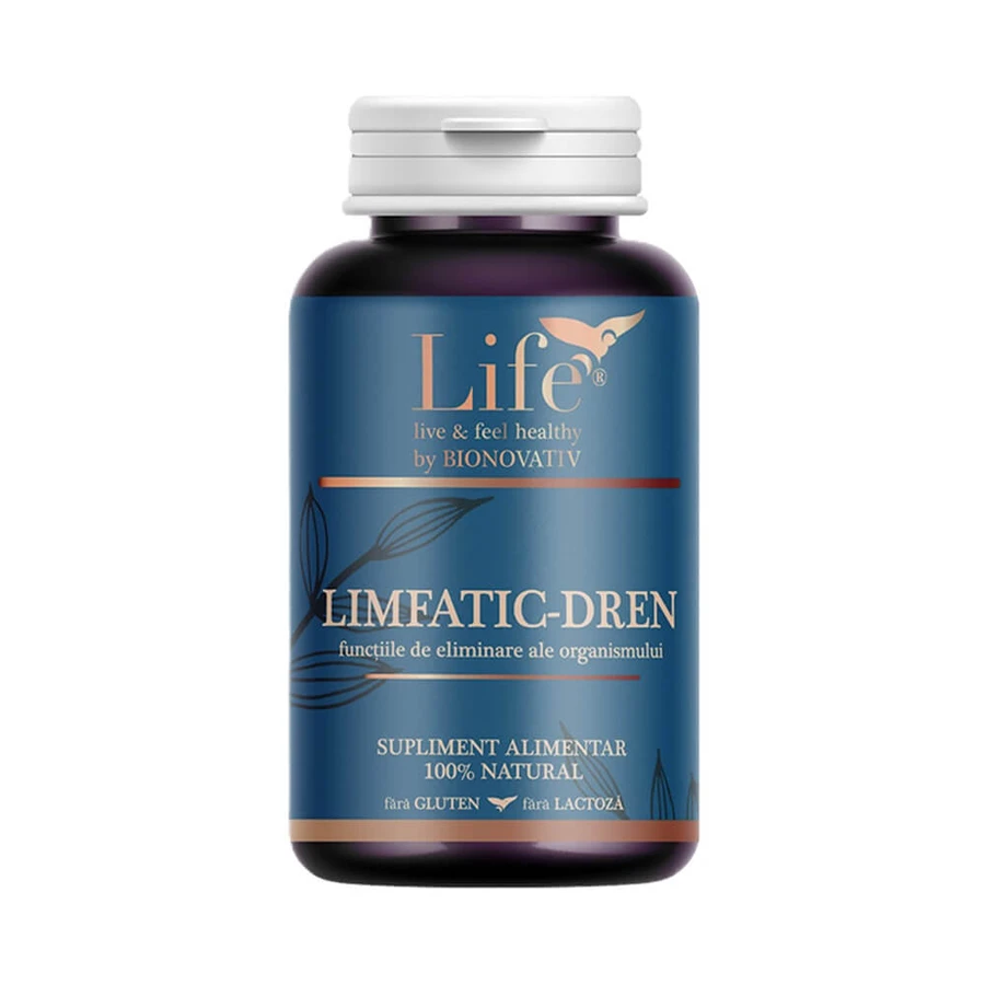 Vitamine si suplimente - Limfatic-Dren 120 capsule, DVR PHARM