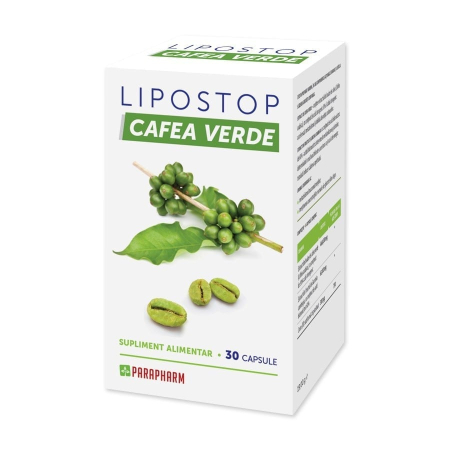 Multivitamine si minerale adulti - Lipostop Cafea Verde Parapharm 30 capsule