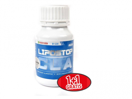 Oferte și reduceri - Lipostop CLA X 120 Capsule, 1Cut+1Cut Gratis