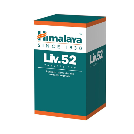Protectie si Detoxifiere Hepatica - Liv 52 100 tablete The Himalaya Drug Company