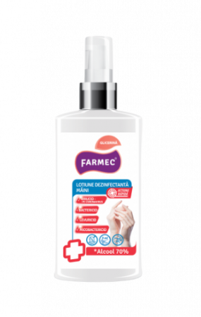 Prieteni buni... - Farmec Loțiune dezinfectantă pentru maini (5010), 150 ml