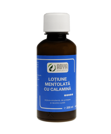 Pielea Mea , Frumoasa Si Ingrijita - Loțiune mentolată cu calamină ADYA GREEN 200 ml
