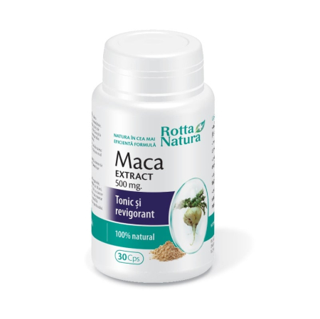 Vitamine Si Suplimente - Maca Extract 500 mg 30 capsule Rotta Natura