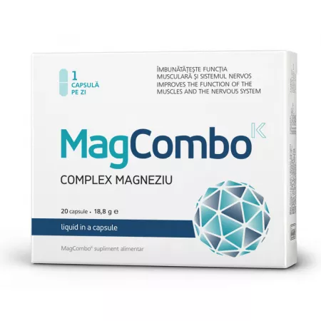 Magcombo Complex Magneziu 940 mg 20 capsule Rovisislim [0]