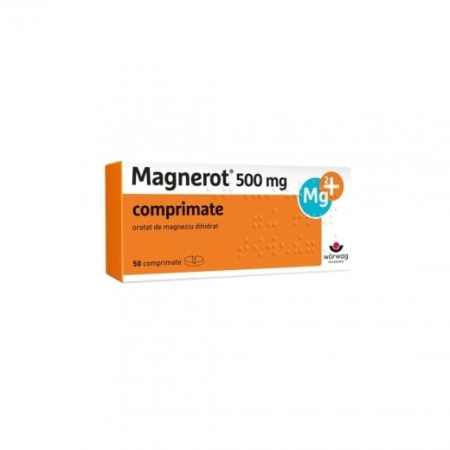Alte medicamente OTC - Magnerot 500 Mg, 50 Comprimate