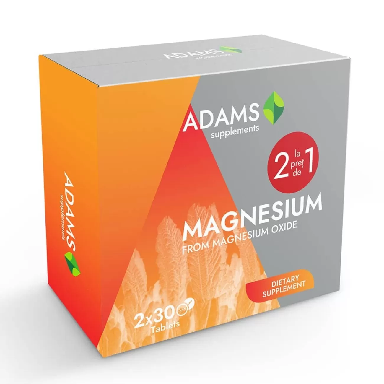Oferte și reduceri - Magnesium (magneziu) 375 mg, 30 tablete, pachet cu 2 cutii la pret de 1