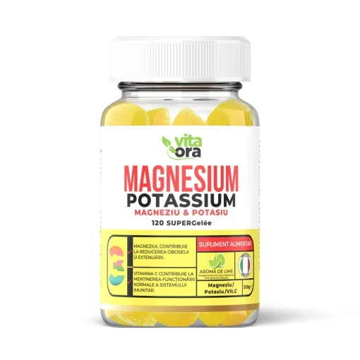 Multivitamine si minerale adulti - Magnesium Potassium X 120 jeleuri VitaOra