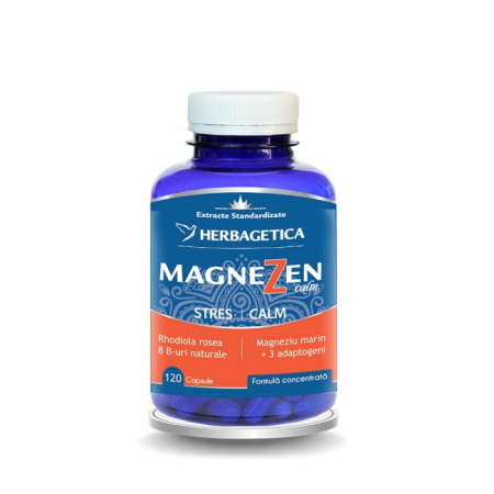 Vitamine si suplimente - Magnezen Calm 60 capsule 1+1-50% Herbagetica