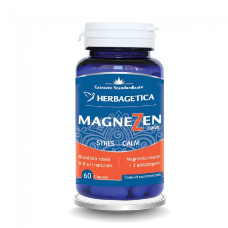 Antistres - Magnezen Calm Herbagetica 60 capsule