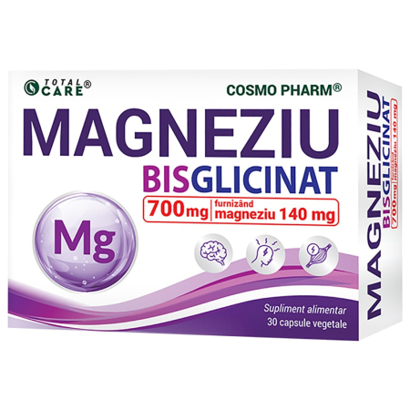 Vitamine Si Suplimente - Magneziu Bisglicinat Concentrat X 30Cps - CosmoPharm