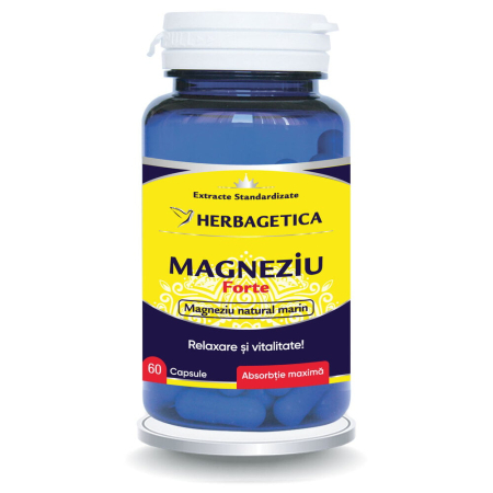 Paraziti intestinali - Magneziu Forte X 60Cps 1Cut+1Cut-50% - Herbagetica