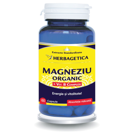 Alergii - Magneziu Organic+B Complex X 60Cps - Herbagetica