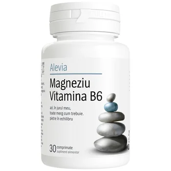 Multivitamine si minerale adulti - Magneziu Vitamina B6 30 comprimate