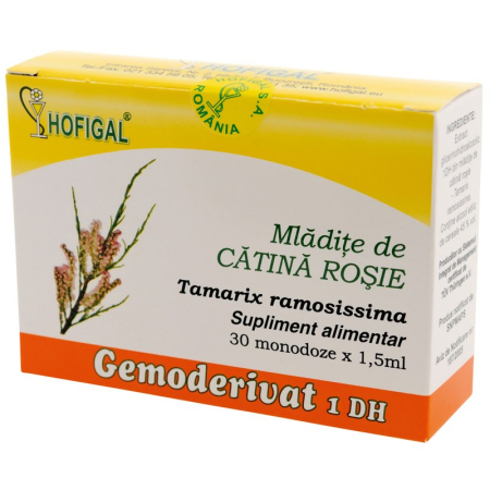 Antioxidanti - Mălădițe de păducel gemoderivat Hofigal 30 doze