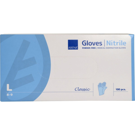 Bandaje si Fese Elastice - Manusi Examinare Nitril Nepudrate L X 100Buc