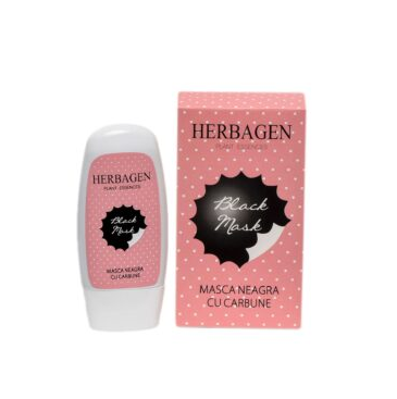 PRODUSE - Black mask Masca neagra cu carbune, 50 ml