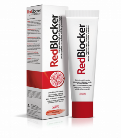 Pielea mea , frumoasă și îngrijită - RedBlocker mască pentru pielea cu capilare vizibile si sensibilă, 50 ml