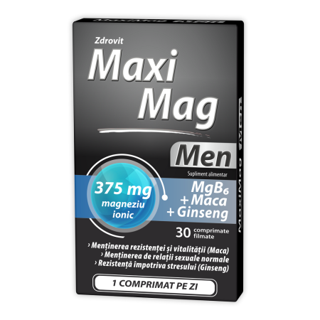 Circulatie cerebrala si memorie - Maximag Men 30 comprimate NATUR PRODUKT