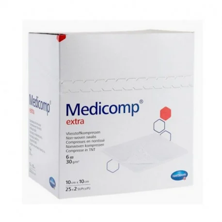 Produse Tehnico-Medicale - Medicomp Extra 10x10 cm 25 bucăți, Paul Hartmann Ag