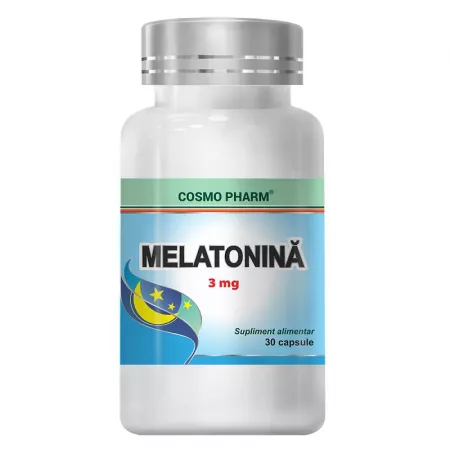 Suplimente alimentare - Melatonina 3 mg, 30 capsule