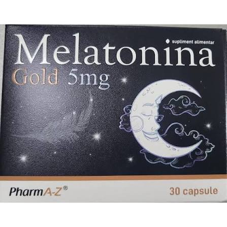 Melatonina Gold 5 mg, 30 comprimate Pharm A-Z