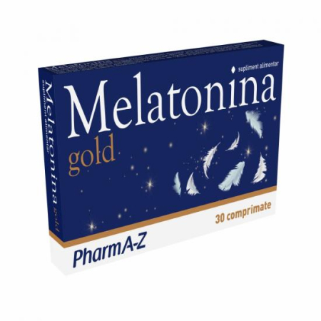 Insomnie - Melatonina Gold 30 comprimate Pharm A-Z