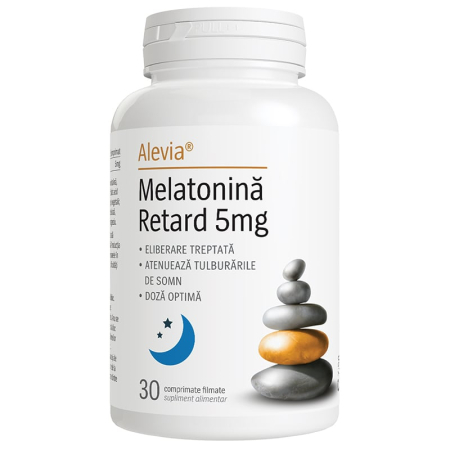 Insomnie - Melatonina Retard 5 mg, 30 comprimate