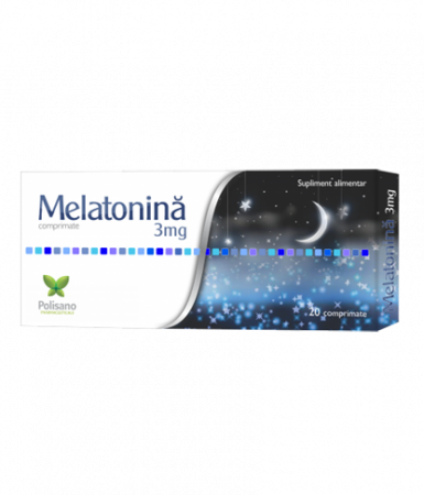 Somn liniștit - Melatonina 3 mg, 20 comprimate