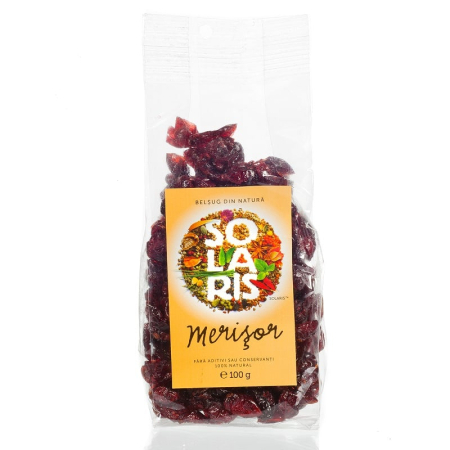 Seminte si Fructe Uscate - Merisor Confiat Fructe X 100G - PhytoPharm