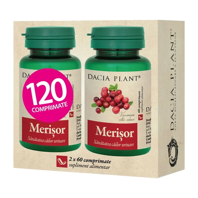 Tract Urinar - Merisor Dacia Plant 60 comprimate + 60 comprimate cadou