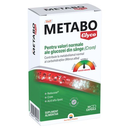 Diabet si glicemie - Metabo Glyco X 30Cps - Sun Wave