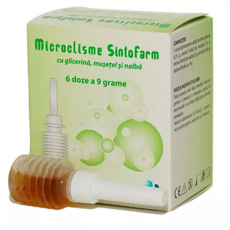 PRODUSE - Microclisme Cu Glicerina, Musetel Si Nalba Adulti X 6 Bucati