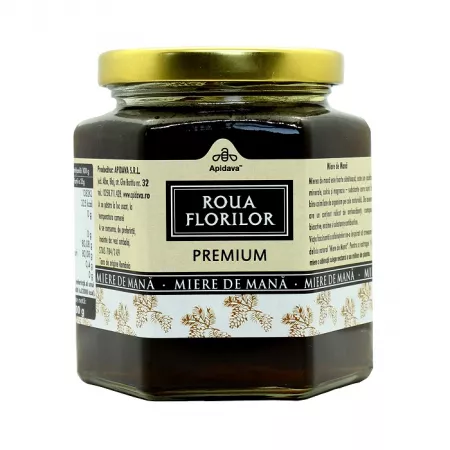 Produse Apicole - Miere de mană Roua Florilor 500 g Apidava