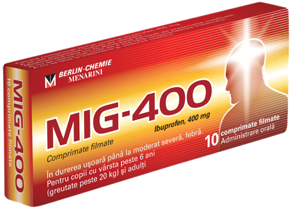 Sistemul Respirator - Mig-400, 10 Comprimate Filmate