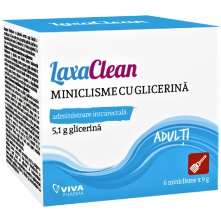 Am și alte probleme... - Miniclisme Glicerina Adulti LaxaClean X 6 Bucati