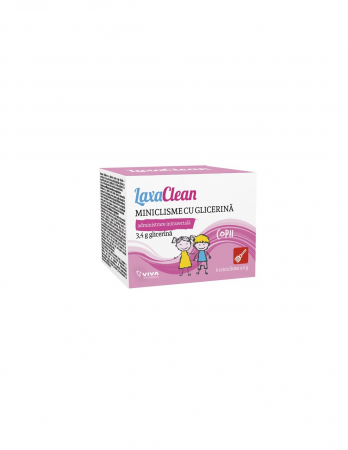 Promotiile lunii Septembrie - Miniclisme Glicerina Copii LaxaClean X 6 Bucati